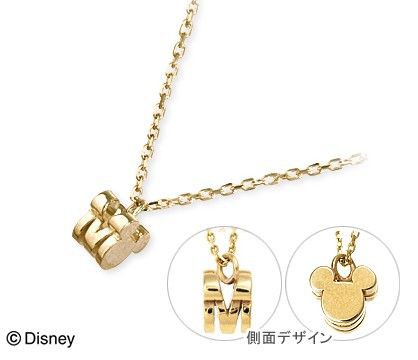 学生の彼女に贈るならコレ Disney ゴールドネックレス クリスマスプレゼント彼女に贈るならコレ