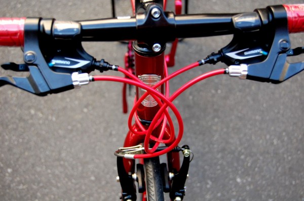 FUJI PALETTE 赤 クロスバイク FUJI PALLETO 赤色 クロスバイク