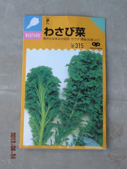 わさび菜オススメ スーの家の自然栽培で家庭菜園12ヶ月