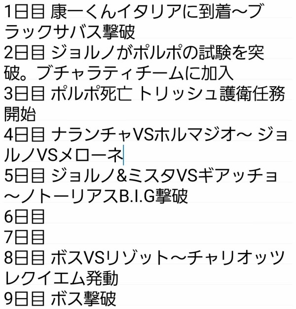 半年間続いたアニメ ジョジョ5部 はたった 日間の話 スケジュールを文字にすると苛烈すぎる はちま起稿