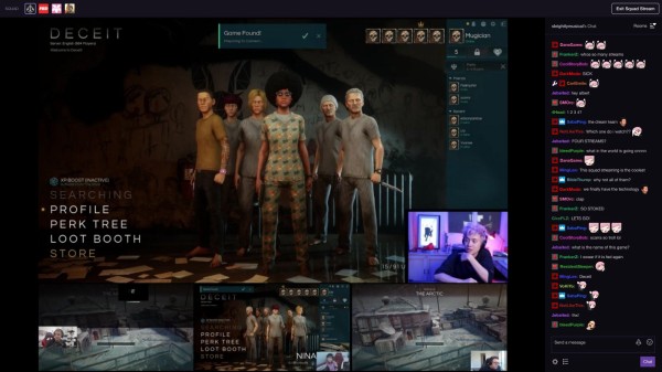 便利 Twitch 最大4人の同時配信を1画面で見られる Squad Stream を発表 パーティーを組んで遊ぶゲームに最適 はちま起稿