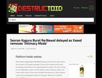 Senran Kagura Burst Re:Newal delayed as Xseed removes 'Intimacy Mode' –  Destructoid
