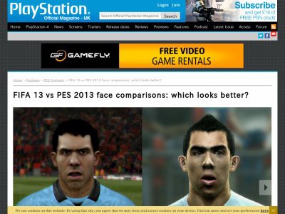 どっちが似てる Fifa 13 Vs ウイイレ13 の顔グラ比較画像 はちま起稿