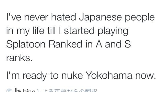 スプラトゥーン 日本人プレイヤーに海外勢が恐怖していると話題に 日本語名があると絶望 横浜に核を落としたい はちま起稿
