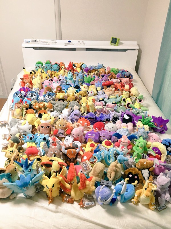 発売したばかりの 初代ポケモン151匹のぬいぐるみ を全部買って並べて見た画像が圧巻 はちま起稿