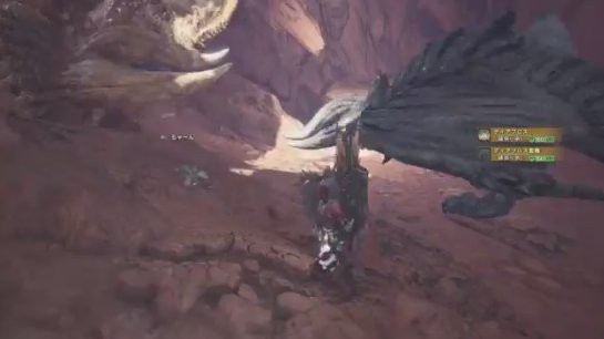 Mhw ディアブロスとディアブロス亜種の縄張り争いがまるで怪獣映画 ぶつかり合いがマジでかっけぇ はちま起稿