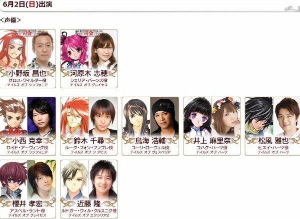 テイルズフェス13 詳細来たぞ 6月1日 2日に横浜アリーナで開催 豪華声優陣出演 はちま起稿