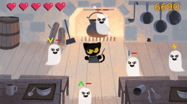 Googleトップページで遊べるハロウィンミニゲームが面白すぎると話題にwwww はちま起稿
