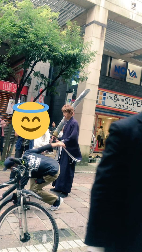 実写版 Bleach 撮影中の福士蒼汰さんの画像が流出 これどうなんだ はちま起稿
