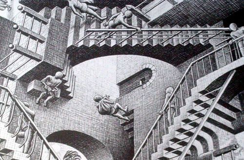 衝撃画像 だまし絵の巨匠 エッシャー の階段をリアルで完全再現したような街並みが日本で発見 異世界感半端ねえええええ はちま起稿