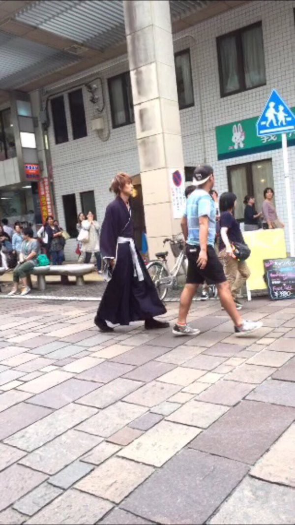 実写版 Bleach 撮影中の福士蒼汰さんの画像が流出 これどうなんだ はちま起稿