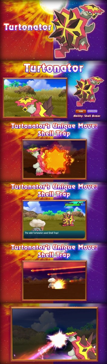 ポケモン サンムーン の新ポケモン バクガメス が公開 攻撃を受けると爆発する炎 ドラゴンタイプ はちま起稿