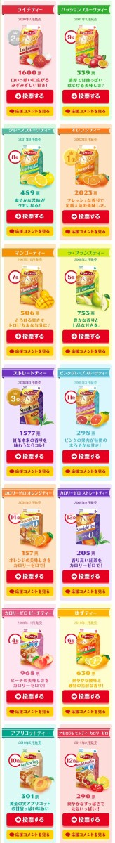 ン復活総選挙   Lipton