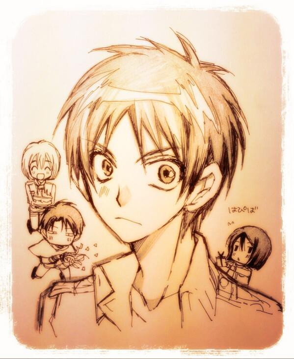 エレン誕生祭 漫画家 種村有菜先生が 進撃の巨人 エレンの誕生日イラストを描いてくれたぞおおおおお はちま起稿