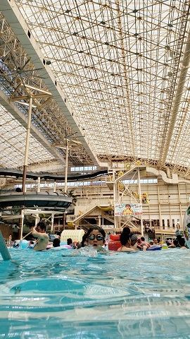 全天候ドームは雨でもへっちゃら スパリゾートハワイアンズ ブログ