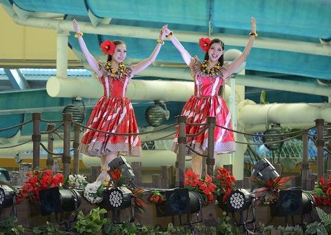 カラフルで魅力的♪フラガールファッション！ : スパリゾート