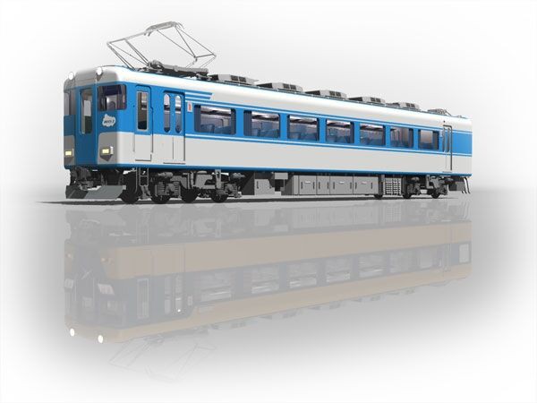 鉄道cgイラスト 近鉄特急 あおぞら 100系 鉄分ばり３ 電車の3dcg部 旧 癒しの鉄道模型