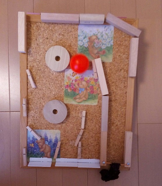 スマートボール風ゲーム 手作り玩具と子育て色々