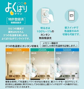 BL ユニバーサルダウンライト 60W x 3灯相当 | ホワイト【照明の