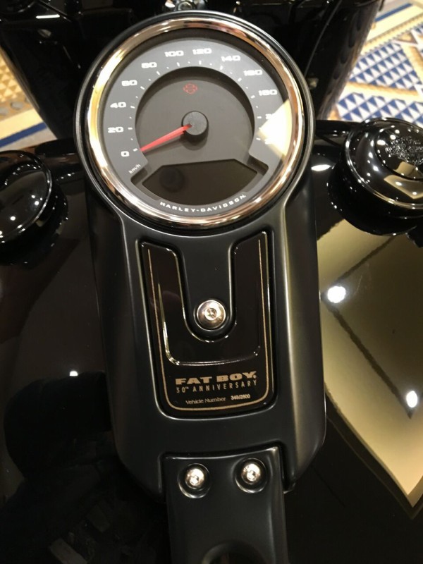 しょう様限定ハーレーFat Boy　M8 メーターコンソールグロスブラック しょう様限定ハーレーFat Boy M8 メーターコンソールグロスブラック