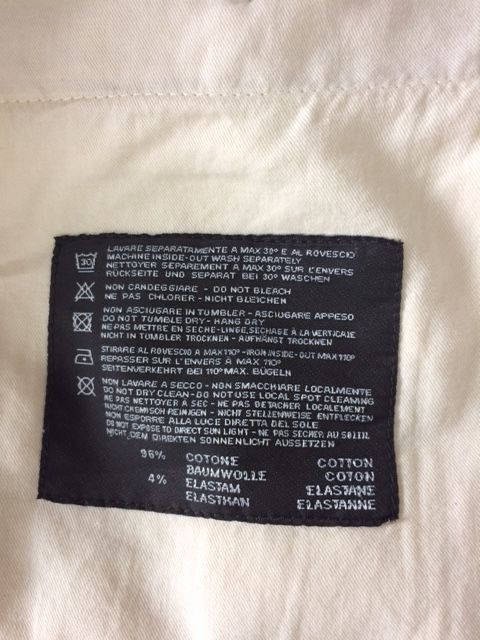 Pt01 の綿パンツを水洗いする クリーニング アイックス ショップブログ