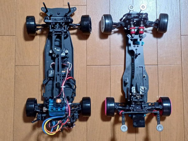 2024/9/15の作業：3Racing Sakura D5RRのMサイズ化① : お父さん