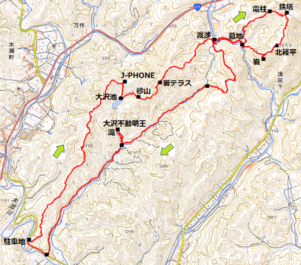 大沢池～三等・北篠平 : 山だもんね