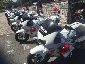 秋の交通安全運動15 本日も風船日和