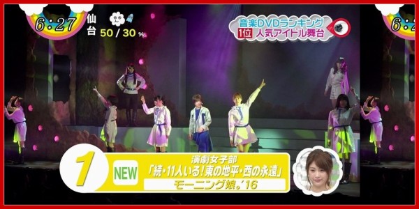 モーニング娘 16 Zip 音楽dvdランキング 演劇女子部 続 11人いる 東の地平 西の永遠 ハロプロ動画