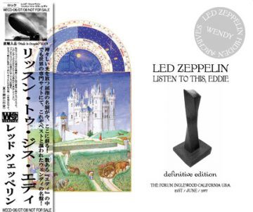 ブートレグの名作「Listen To This Eddie」Led Zeppelin : ＴＯＮＥＳ、ＴＵＮＥＳ&ＴＯＯＬＳ