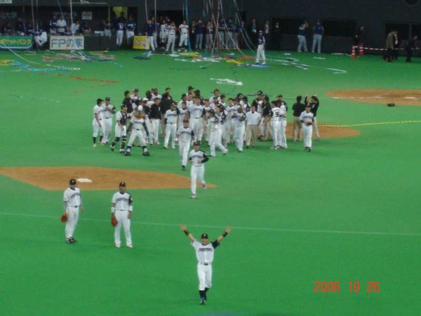 2006]10月26日の北海道日本ハム対中日[日本ｼﾘｰｽﾞ]5回戦＠札幌