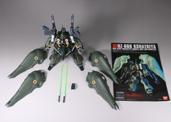 HGUC 1/144 クシャトリヤ 全塗装 : Namicomのガンプラ