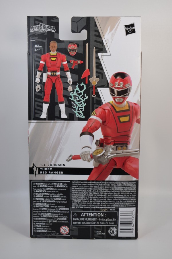 POWER RANGERS LIGHTNING COLLECTION TURBO RED RANGER レビュー