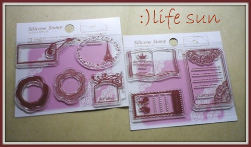 セリアでスタンプ類を物色 ライフさん Life Sun