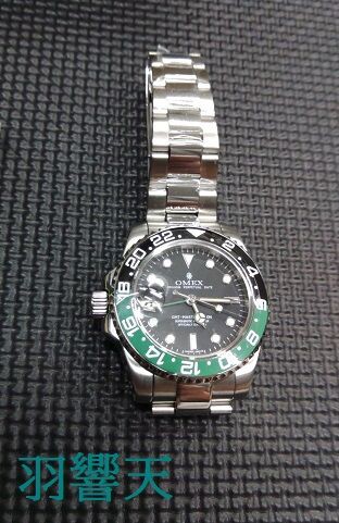 自動巻き 日本製ムーブメント NH34 SEIKO オメックス OMEX GMT