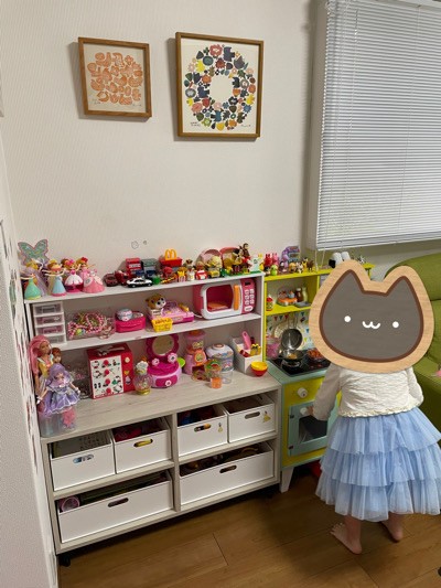 子供と断捨離◇ニトリで片付くおもちゃ棚の整理♪ : 日々の