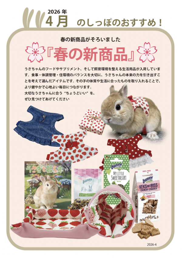 新おやつ紹介 : うさぎブログ うさぎのしっぽ公式ブログ「日々しっぽ」