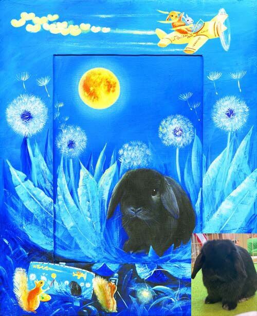 うさぎさん専用　シムシメール　母に抱かれて　絵画 シム・シメール「母に抱かれて」ジークレー 直筆サイン