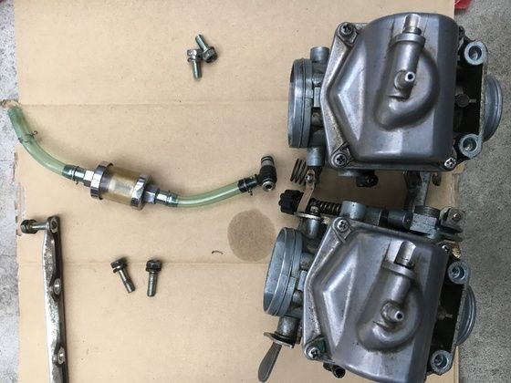 z250ftについていたキャブレター 演じる