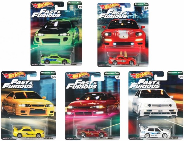 ホットウィール ワイルドスピード10台セット fast &furious Hot Wheels