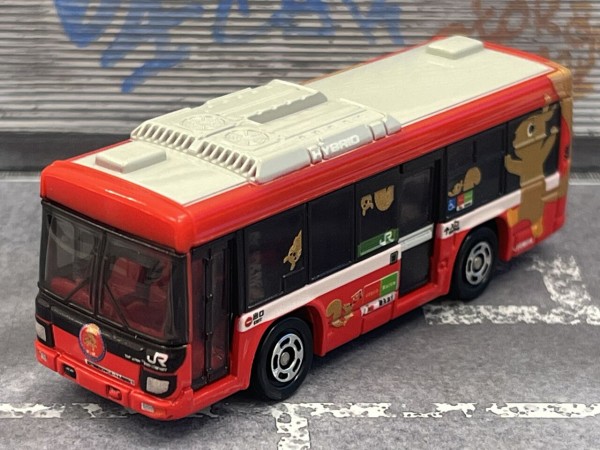 JR東日本 大船渡線BRT 特大おっぽくんバージョン いすゞ エルガ