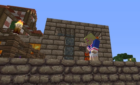 丸石はお庭で気軽に作れます シンシア ぐれなのマイクラライフ