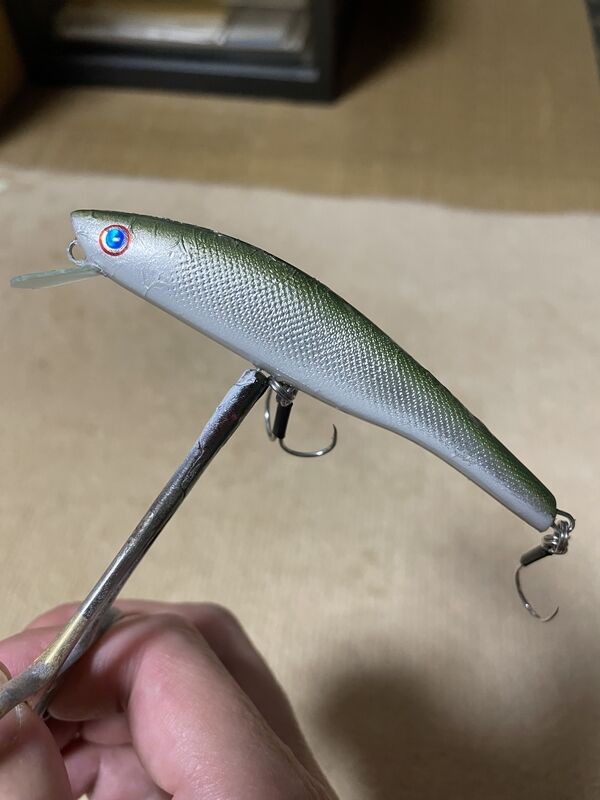 Uvレジンでトップコートしてみたら 釣って釣られて