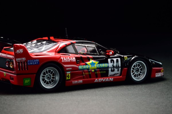 RedLine 1/43 TAISAN Star☆Card ADVAN Ferrari F40 JGTC 1995
