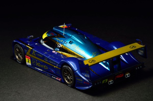 EBBRO 1/43 Apple K-ONE 紫電 SUPER GT300 2010 : POKER FACE 4