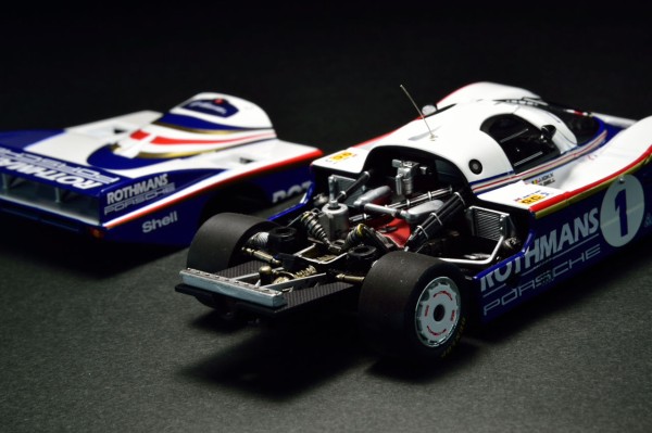 HPI 1/43 Porsche 956 LH ROTHMANS 1982 Le Mans Winner : POKER