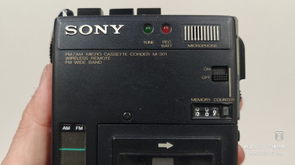 1978/昭和53/SONY/M-301/MicroCassette/FMAM/2 SPEED/ラジオ