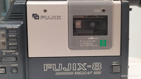 1988/昭和63/FUJIFILM/FUJIX-8 M600AF/8ミリビデオ/ファインダー 1988/昭和63/FUJIFILM/FUJIX-8 M600AF/8ミリビデオ/ファインダー