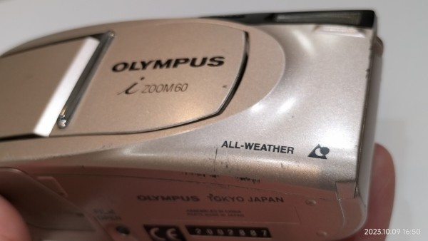 1999/平成11/OLYMPUS/μ ZOOM 60/APSフィルムカメラ/光学4倍ズーム