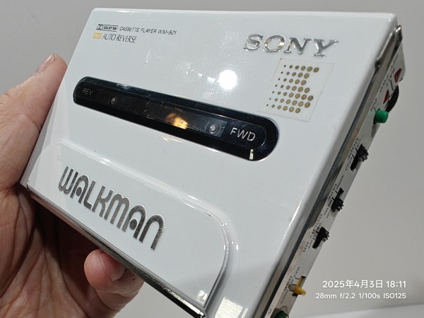 1987/昭和62/SONY/WM-501/WALKMAN/カセットケースサイズ
